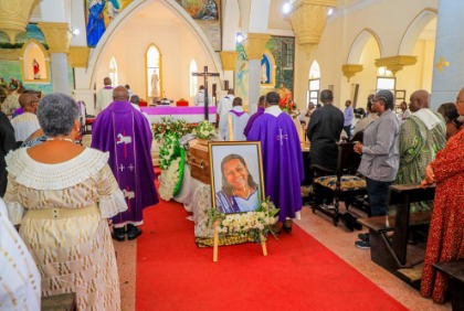 Obsèques de Marie Jeanne Claudine Yacé à Jacqueville