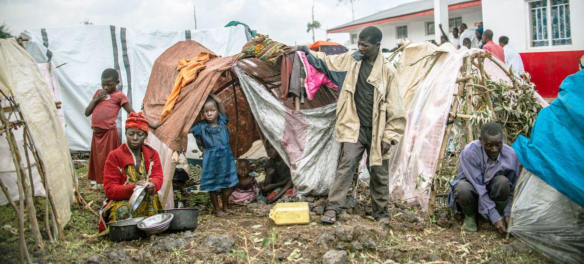 Haut-Katanga : un lot des vivres aux 4.800 déplacés de guerre de l’Est concentrés à Pweto