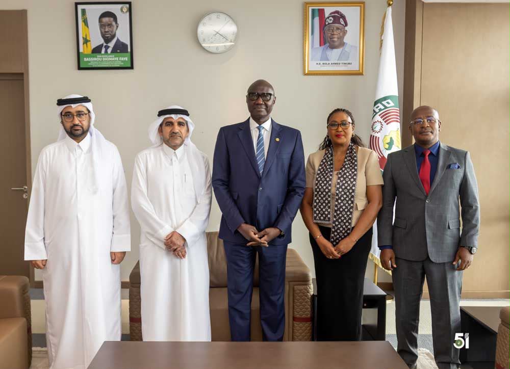 CEDEAO — le général Birame Diop, a reçu l’ambassadeur de l’État du Qatar