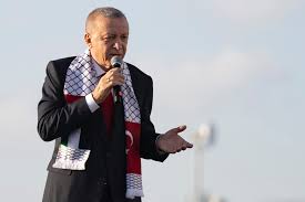 Une délégation du Hamas discute avec le Président turc Recep Tayyip Erdogan à Istanbul.