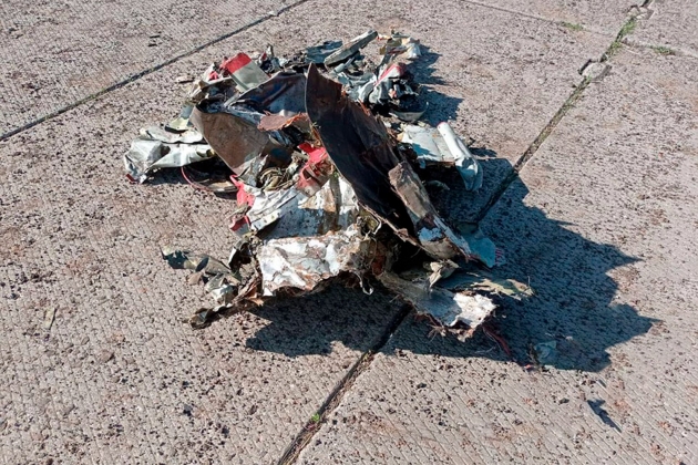 Des débris ont été retrouvés à Kouban après les explosions de drones.