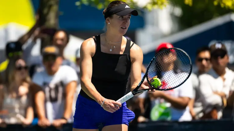 Svitolina a vaincu Buzas Maneiro lors d'un match de trois heures en début de tournoi à Toronto.